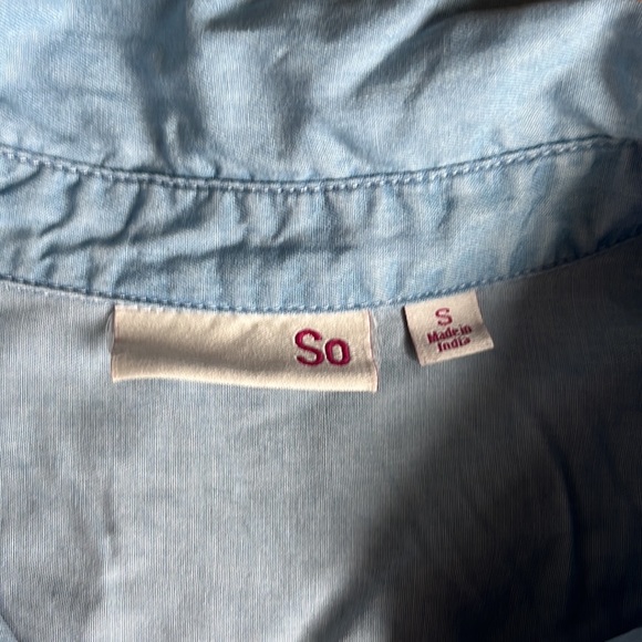 Chambray collared tank - Picture 2 of 5